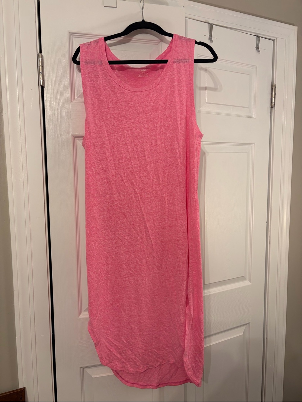 aerie Heathered Pink Tank dress/pool cover up